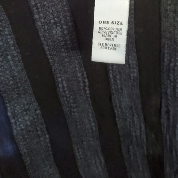 Plus size N/W/T [I keep tags] Bohemian style shawl - Picture 5 of 7